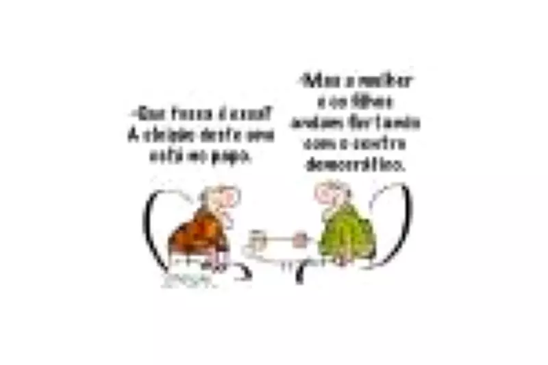 Charge de J.Caesar critica cenário político brasileiro em 8 de abril
