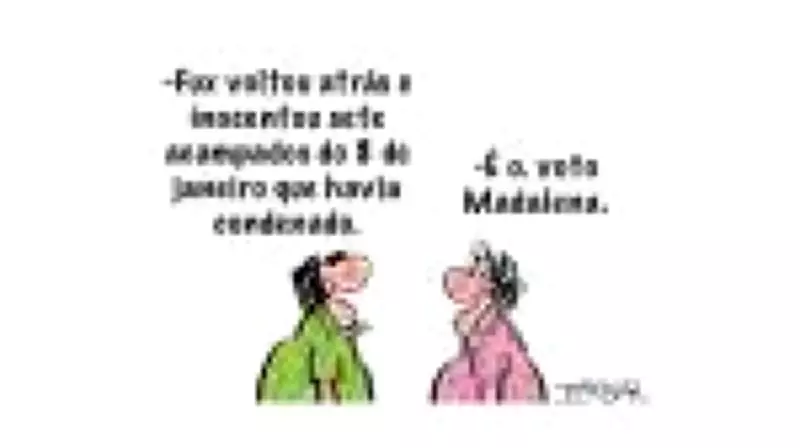 Charge de J.Caesar critica situação política brasileira em 13 de abril