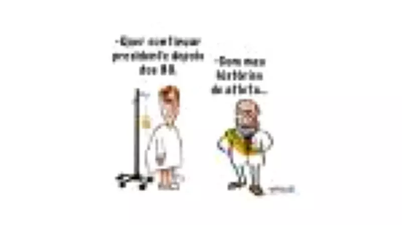 Charge de J.Caesar satiriza cenário político brasileiro em 10 de abril