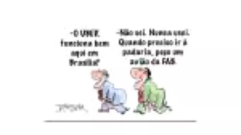 Charge de J.Caesar satiriza cenário político brasileiro em 20 de abril