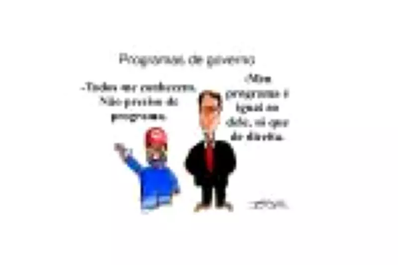 Charge de J.Caesar satiriza cenário político brasileiro em 7 de abril