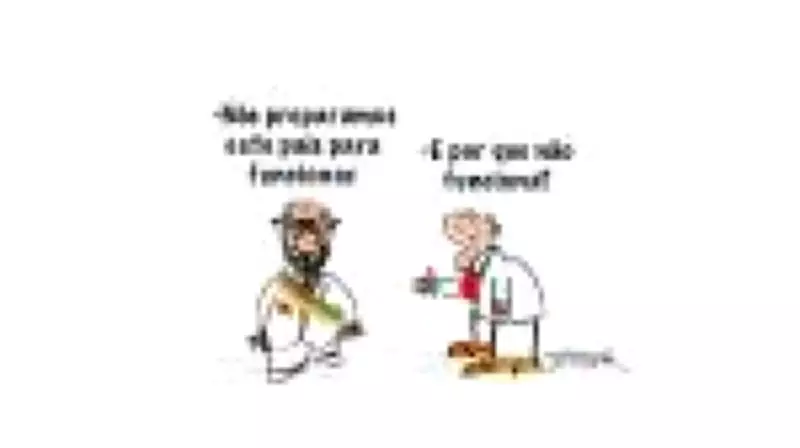 Charge de J.Caesar satiriza política brasileira em 1º de abril com humor ácido
