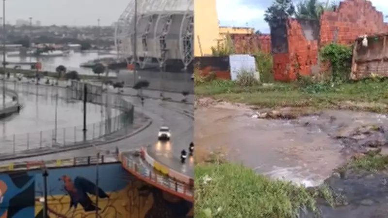 Chuva intensa atinge Ceará e mais de 40 cidades estão em alerta de perigo