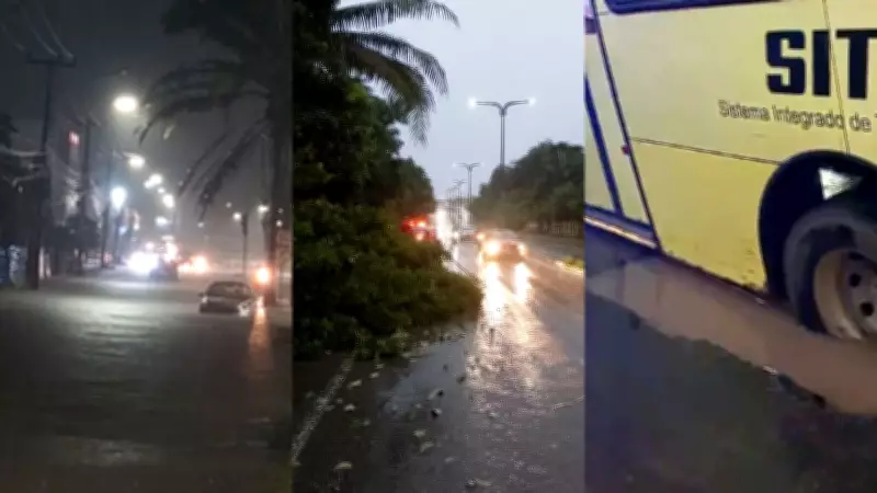 Chuvas intensas causam alagamentos e caos no trânsito da Grande São Luís