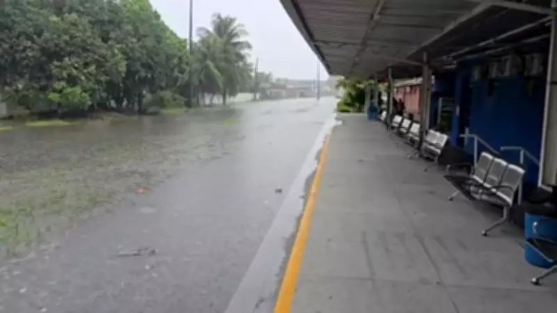 Chuvas intensas interrompem trens em João Pessoa e causam alagamentos urbanos
