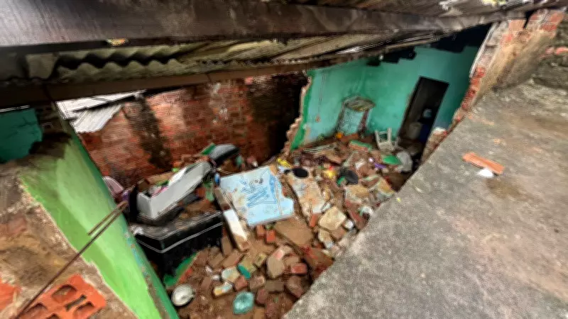 Chuvas intensas no Grande Recife causam deslizamentos e interdições de casas