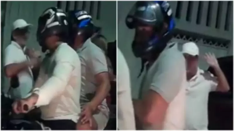 Câmera de carro flagra assalto violento a pedestre em rua movimentada de Fortaleza