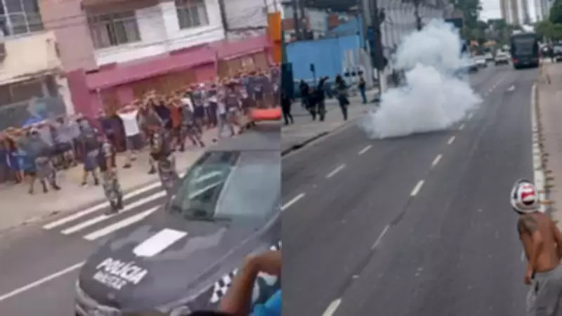 Confronto entre torcidas em Belém resulta em 100 apreensões antes de jogo do Brasileirão