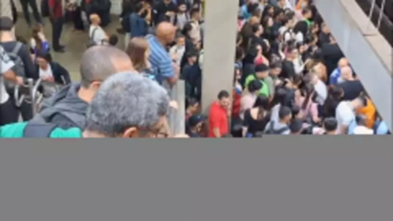 Confusão no metrô do DF: Trem quebra e passageiros enfrentam lentidão em Águas Claras