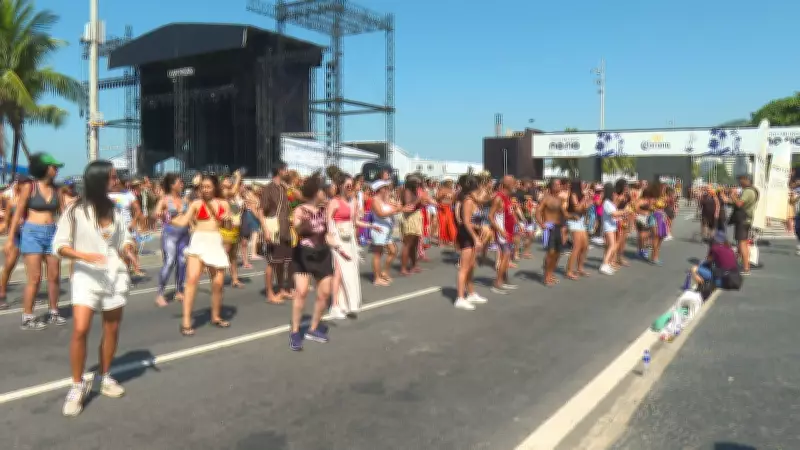 Copacabana recebe aulão de 'Waka Waka' antes de show de Shakira