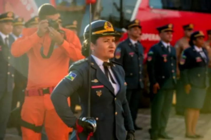 Coronel Daniele Cristina é a primeira mulher a comandar o Corpo de Bombeiros de Rondônia