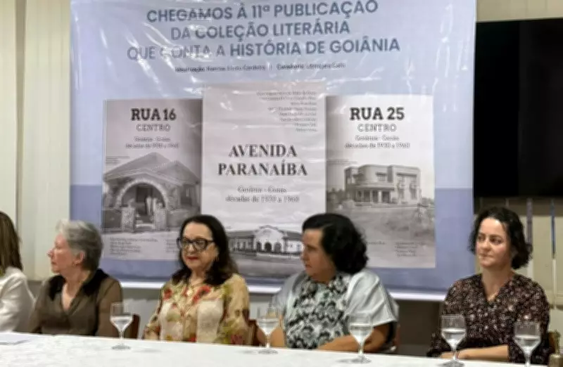 'Cápsula Literária': filhos de pioneiros registram história do Centro de Goiânia em livros