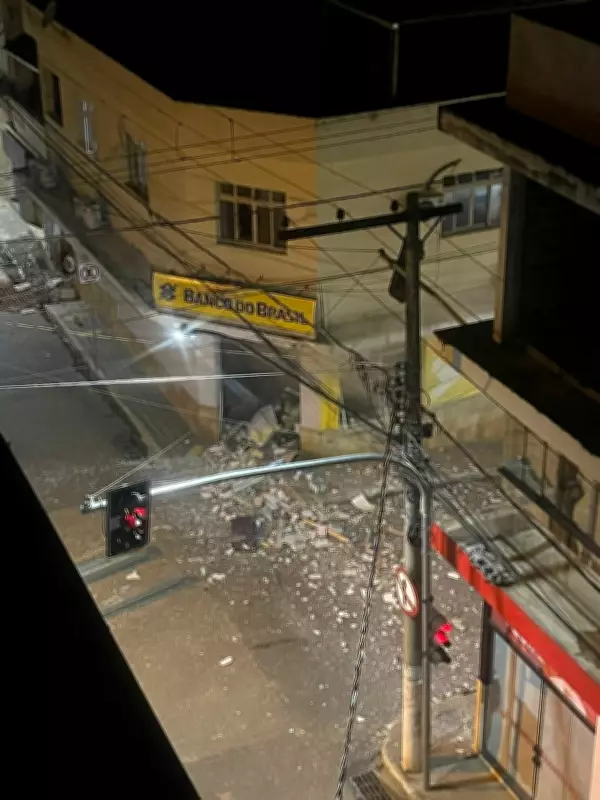 Criminosos invadem e explodem agência do Banco do Brasil em Guidoval