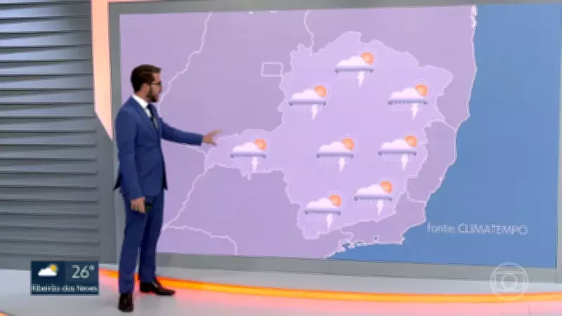 Defesa Civil de BH emite alerta de chuva intensa com ventos fortes e raios