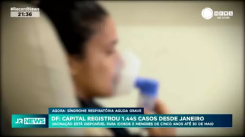 Distrito Federal registra 1.445 casos de síndrome respiratória aguda grave em 2026