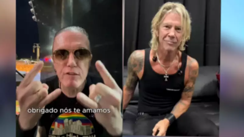 Dizzy e Duff, do Guns N' Roses, mandam mensagens divertidas antes de show histórico em Rio Preto