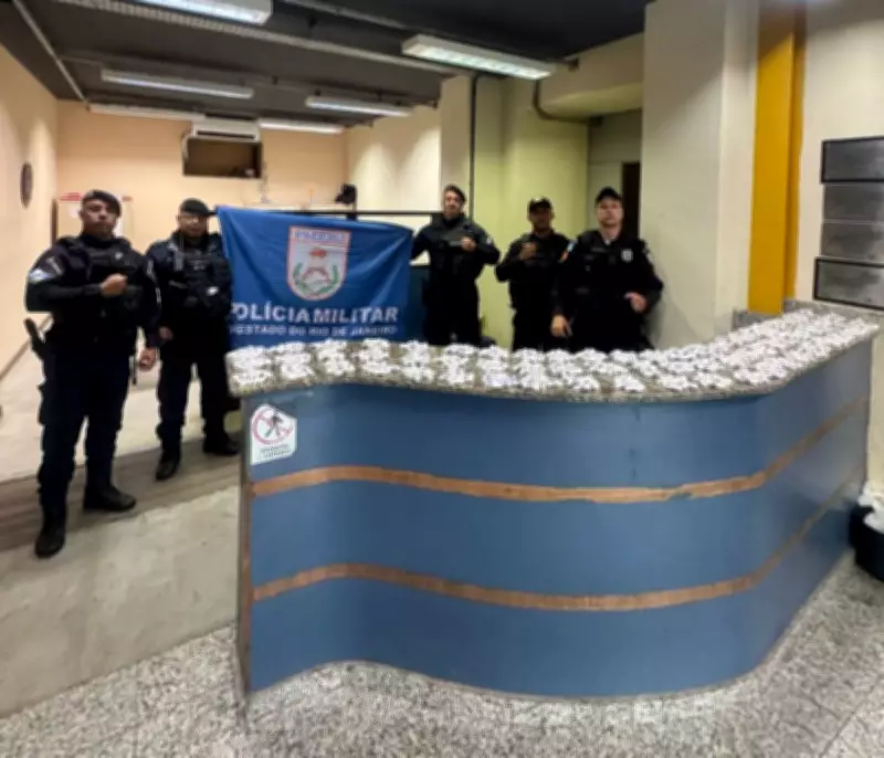 Dois homens são presos com 838 pinos de cocaína em Paraíba do Sul, no RJ