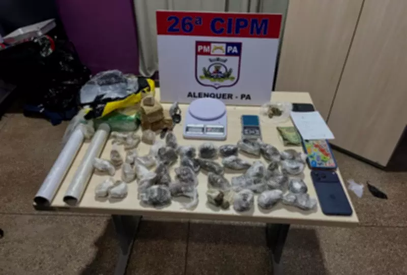 Dois jovens são presos por tráfico de drogas em Alenquer, no Pará