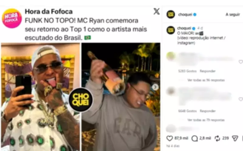 Dono da 'Choquei' é suspeito de receber altos valores de MC Ryan SP em esquema bilionário