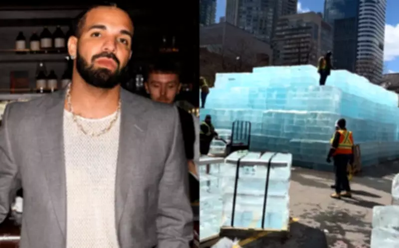 Drake instala palácio de gelo em Toronto e fãs usam maçaricos para achar data de álbum