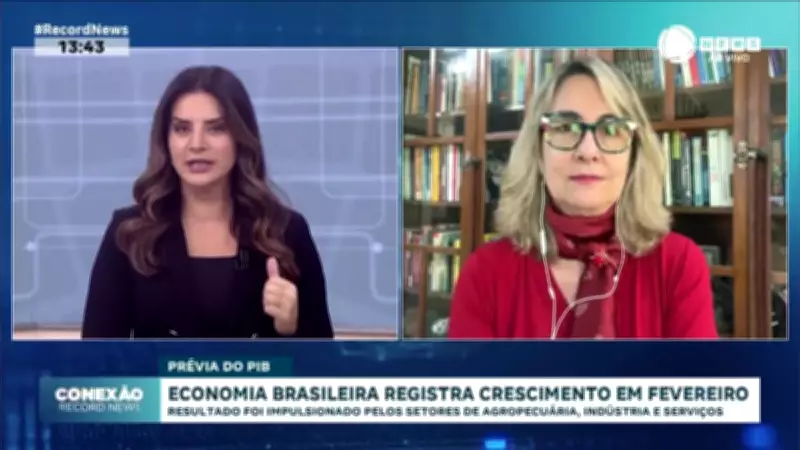 Economia brasileira cresce 0,6% em fevereiro, impulsionada por agropecuária, indústria e serviços