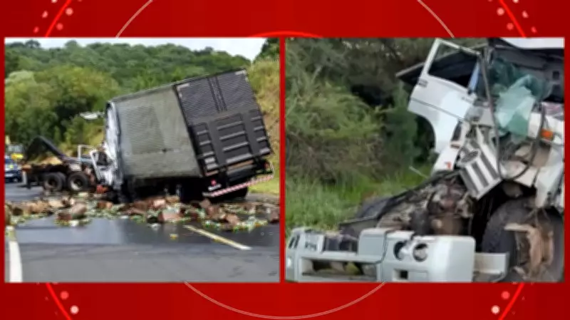 Engavetamento e óleo na pista bloqueiam BR-376 no Paraná por seis horas