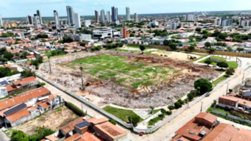 Estádio Nogueirão é totalmente demolido em Mossoró para dar lugar a nova arena de R$ 215 milhões