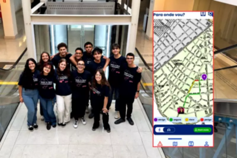 Estudantes de Santos criam app com IA para encontrar abrigos em enchentes
