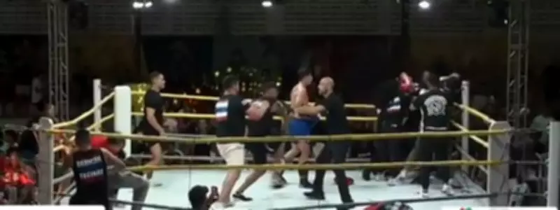 Evento de artes marciais na PB tem luta cancelada após briga generalizada entre atletas
