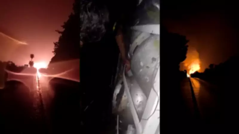 Explosão de caminhão com botijões de gás fere uma pessoa na BR-010, no Maranhão