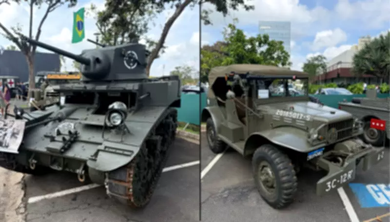 Exposição em Campinas exibe veículos usados pelo Brasil na Segunda Guerra Mundial