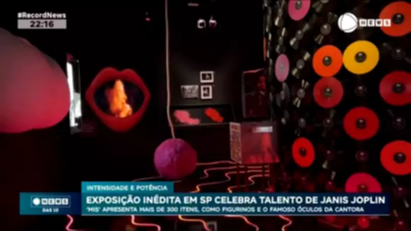 Exposição em São Paulo celebra o talento e legado da cantora Janis Joplin