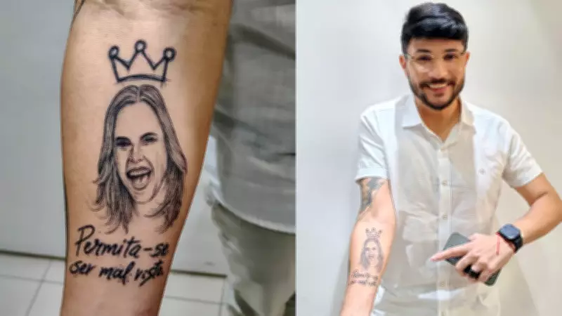 Fã tatua rosto e frase de Ana Paula Renaut, campeã do BBB 26, após promessa feita durante o reality