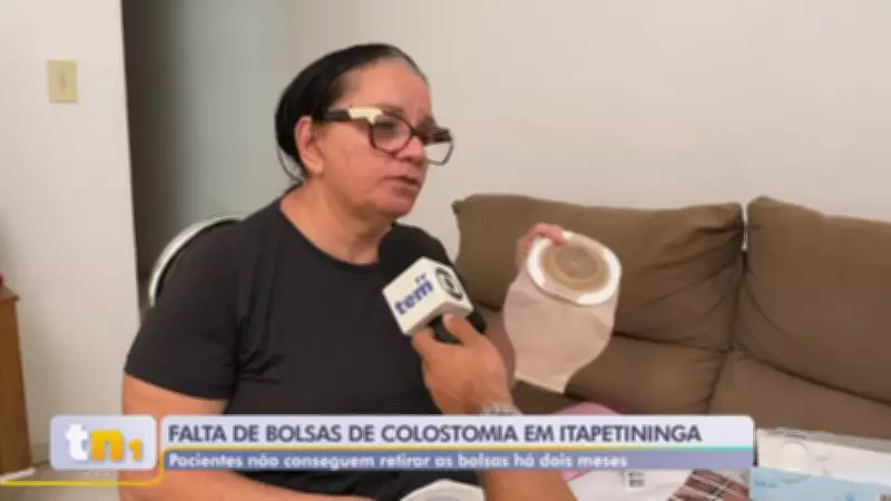 Falta de bolsas de colostomia no SUS afeta pacientes em Itapetininga há dois meses