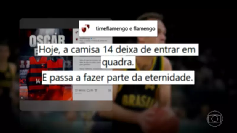 Flamengo aposenta camisa 14 e esportistas homenageiam Oscar Schmidt em dia de tributos