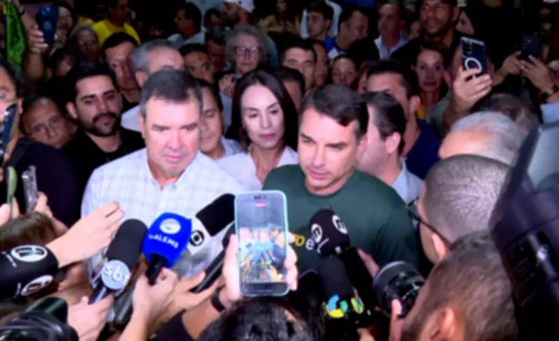 Flávio Bolsonaro afirma que Azambuja tem vaga ao Senado pelo PL em MS