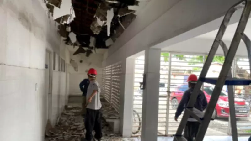 Forro de UBS desaba e fere três pacientes em Teresina; unidade fechada por 30 dias