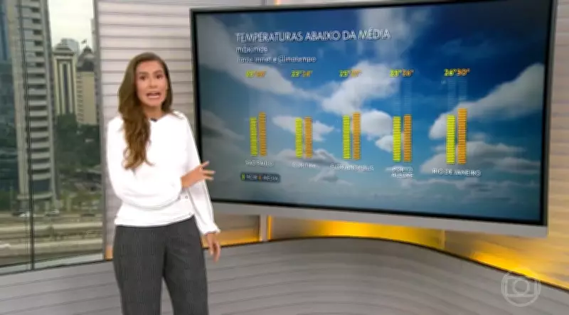 Frente fria chega ao Sul e Sudeste com temperaturas abaixo da média nesta sexta