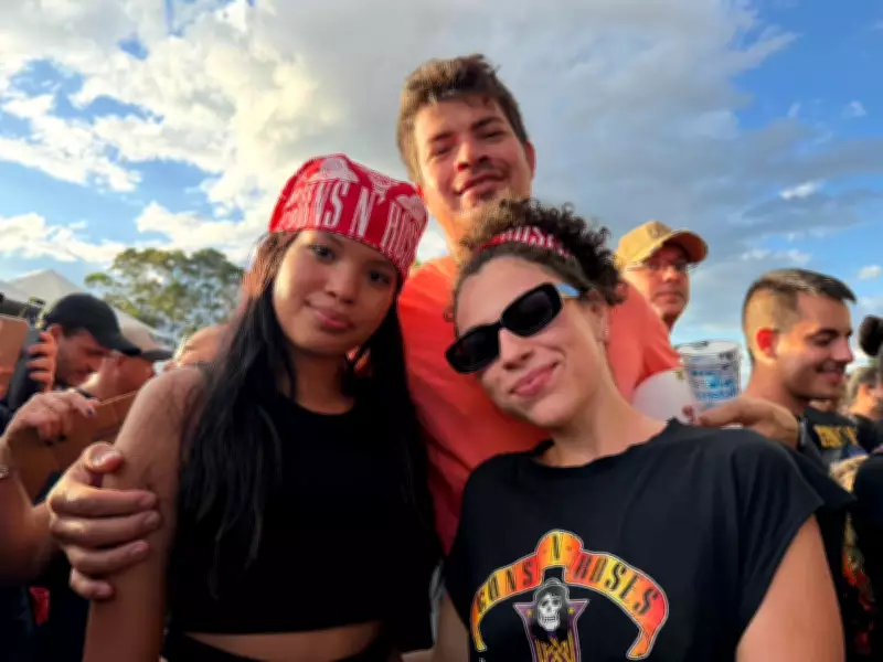 Fãs viajam mais de 12 horas para ver Guns N' Roses em show histórico no interior paulista