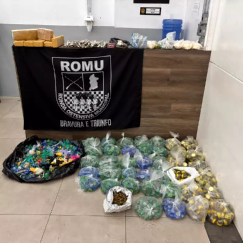GCM apreende mais de 45 kg de drogas em Mogi das Cruzes