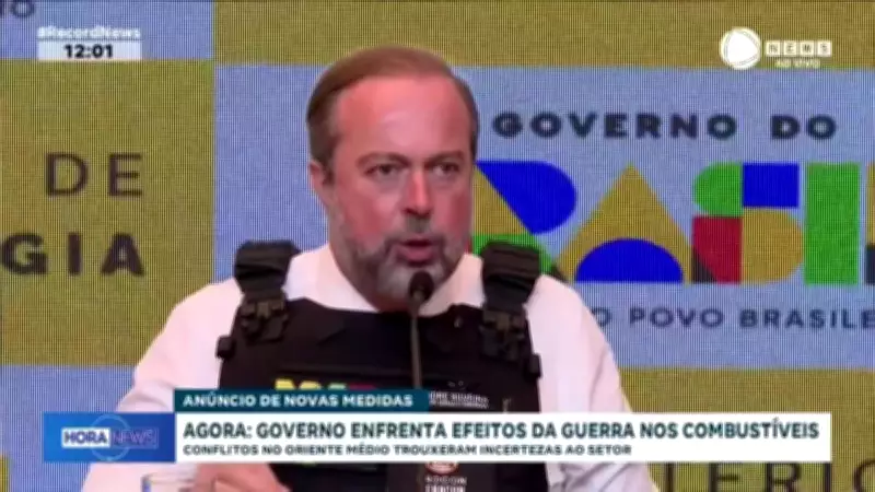 Governo brasileiro anuncia medidas para conter efeitos da guerra nos combustíveis