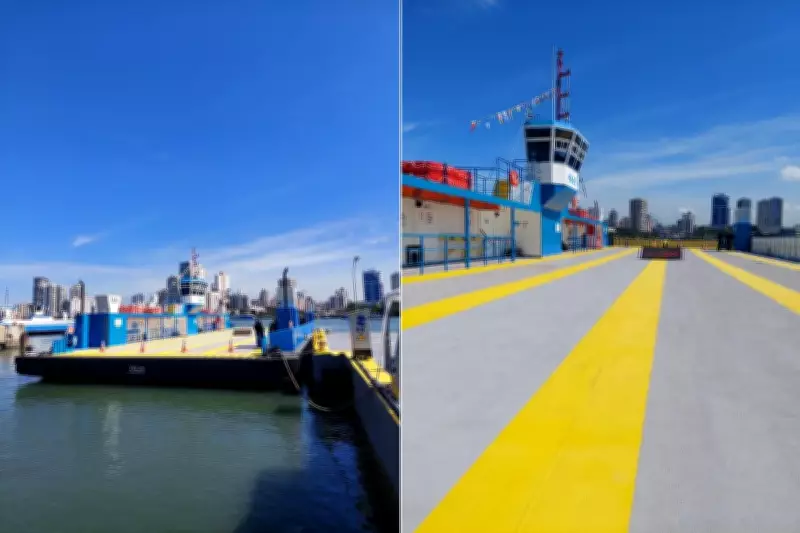 Governo de SP entrega balsa modernizada para travessia entre Santos e Guarujá