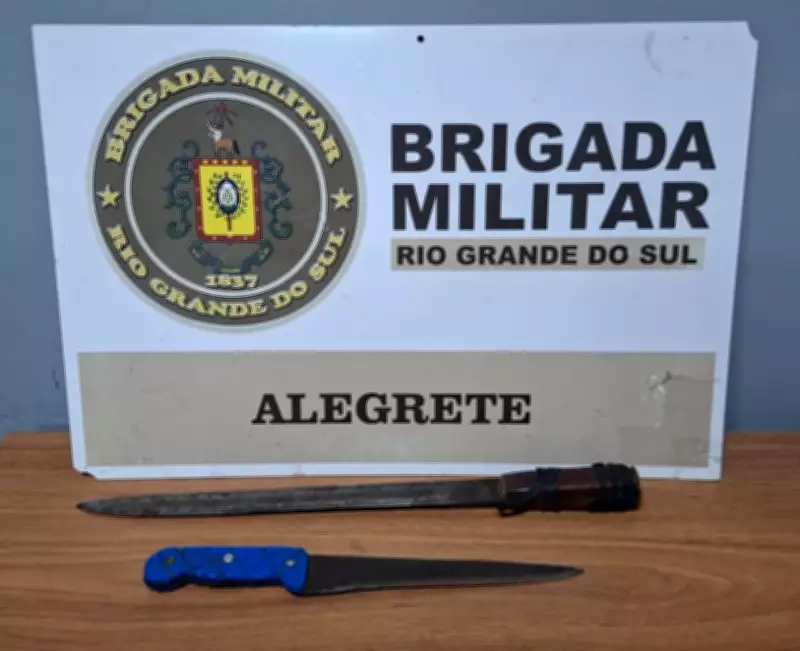 Grávida de 4 meses relata agressões com socos e facão pelo companheiro em Alegrete, RS