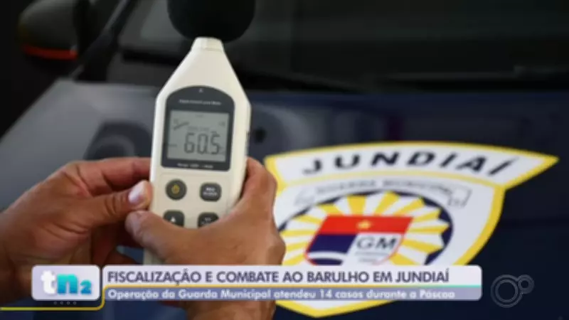 Guarda Municipal de Jundiaí intensifica fiscalização contra poluição sonora no feriado da Páscoa