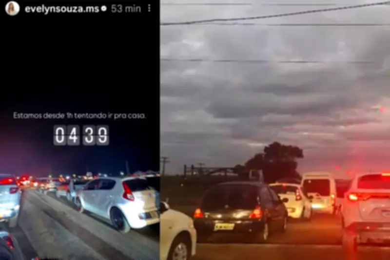 Guns N' Roses em Campo Grande: trânsito causa 5h para percurso de 12 min e gera reclamações