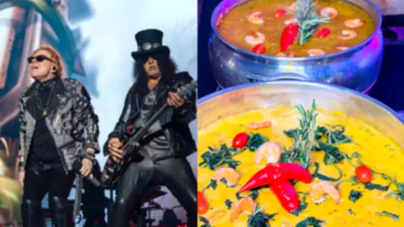 Guns N' Roses terá buffet paraense exclusivo após show em Belém