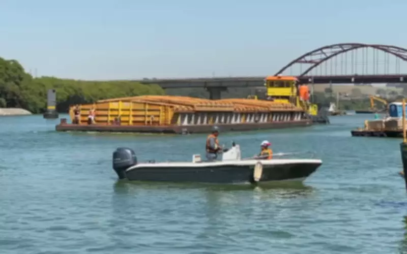 Hidrovia Tietê-Paraná atinge 97% de execução com vistoria final em Buritama