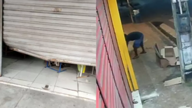 Homem arromba loja com madeira em Santa Inês e causa prejuízo de R$ 5 mil