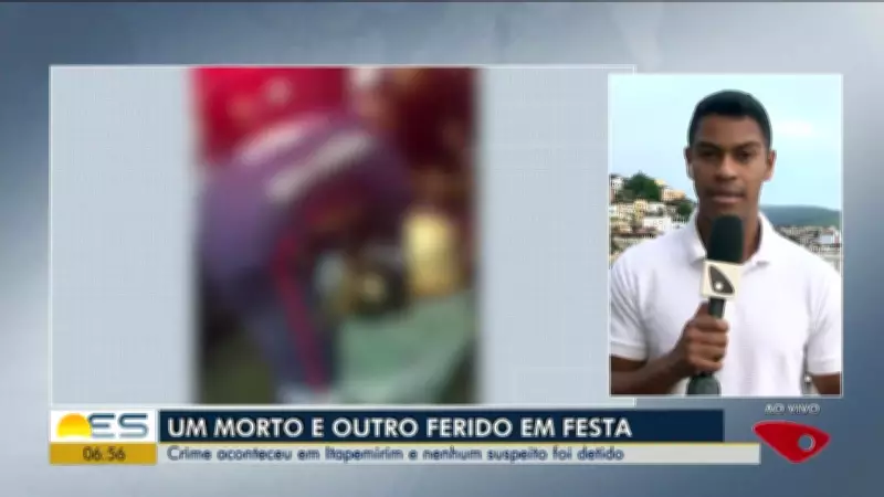 Homem é assassinado e outro ferido após discussão em festa no Espírito Santo