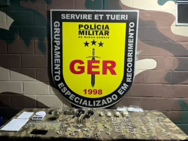 Homem com tornozeleira é preso por tráfico de drogas em Juiz de Fora